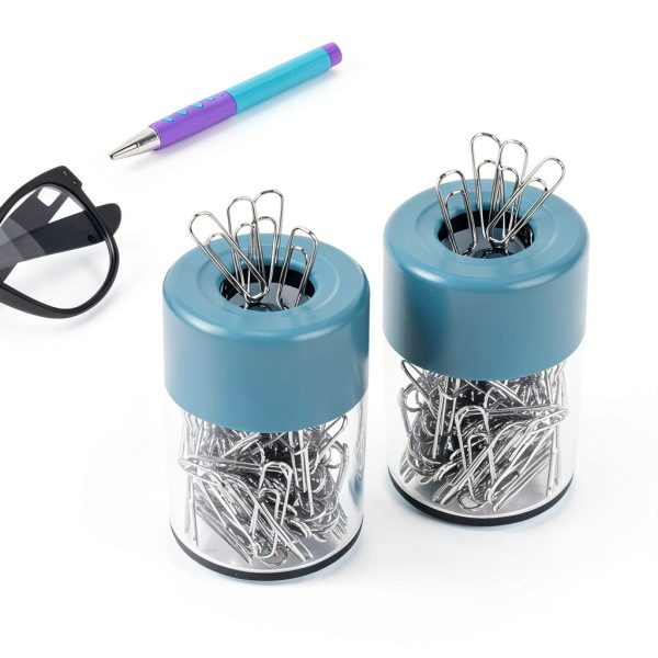 Acrimet Magnetic Paper Clip Holder Dispenser Office-1