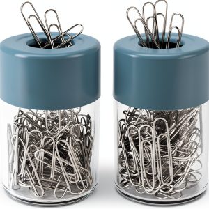 Acrimet Magnetic Paper Clip Holder Dispenser Office-0