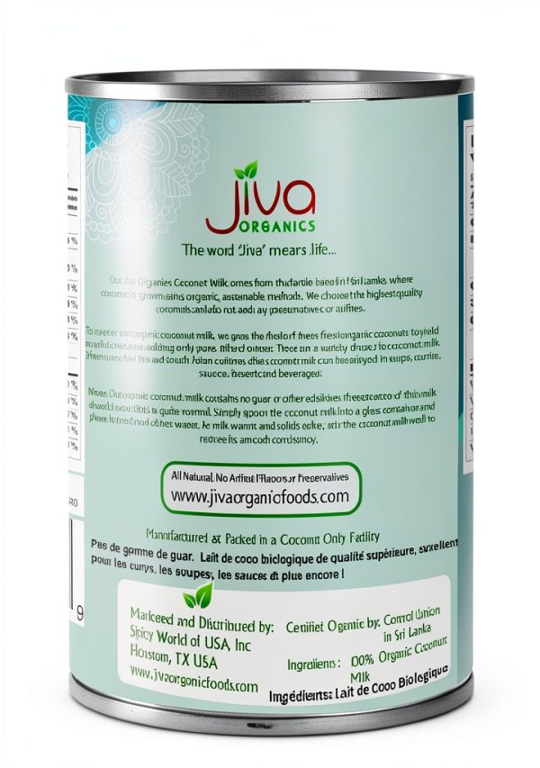 Jiva Organics Coconut Milk Organic Creamy Vegan Keto-2