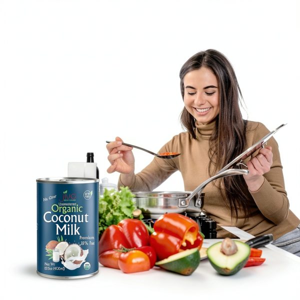 Jiva Organics Coconut Milk Organic Creamy Vegan Keto-6