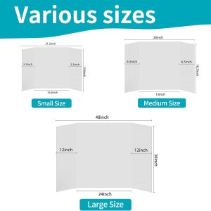 Rsgift Tri Fold Poster Boards 48x36 inches 4 Count-0