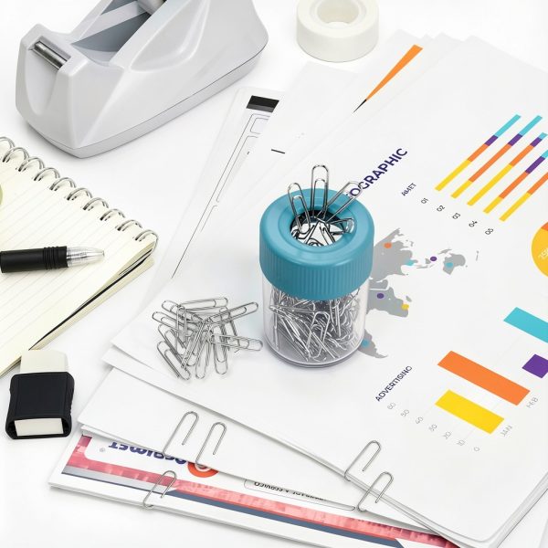 Acrimet Magnetic Paper Clip Holder Dispenser Office-5