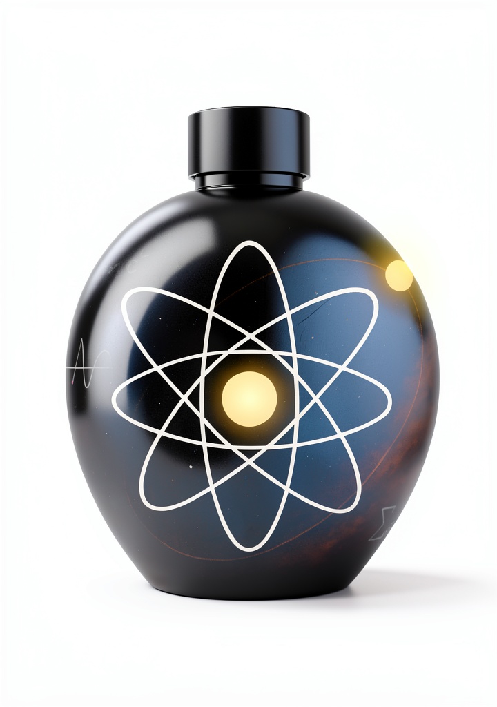 Kindle book cover showing nuclear physics themes