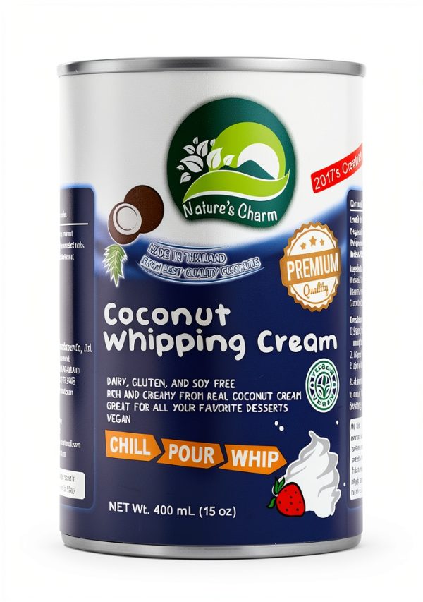 Natures Charm Coconut Whipping Cream Vegan NonDairy-1