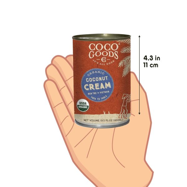 CocoGoodsCo Organic Coconut Cream Vegan Dairy Free-5