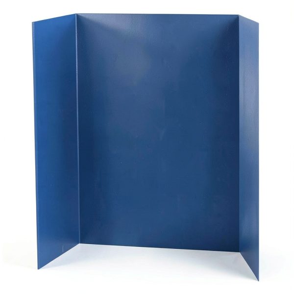 Pacon Trifold Display Board Black Kraft 48x36-0