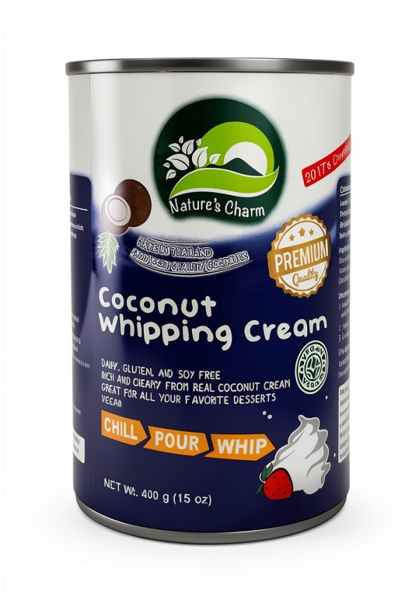 Natures Charm Coconut Whipping Cream Vegan NonDairy-0