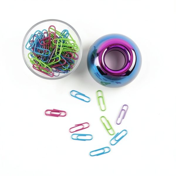 Mogoostry Acrylic Paper Clip Holder Office Desk Organizer-5