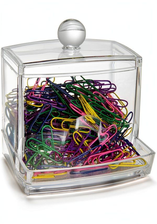Officemate Paper Clip Dispenser Vinyl Gravity Feed-0