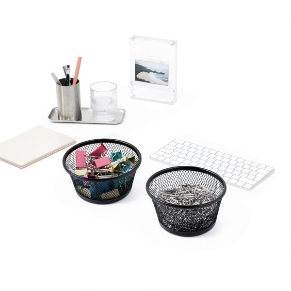 Paper Clip Holder SLSON Mesh Desk Organizer Metal-6