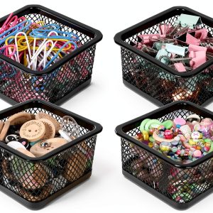 DANRONG Paper Clip Holder Smooth Metal Mesh-0