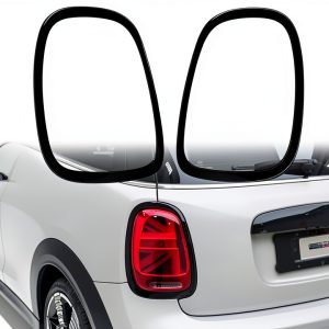 Generic Mini Cooper Tail Light Trim Black ABS Pair for F55 F56 F57-0