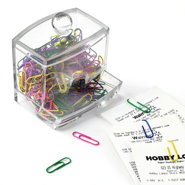 Officemate Paper Clip Dispenser Vinyl Gravity Feed-6