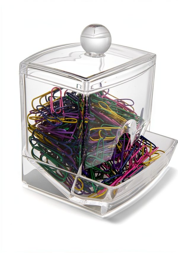 Officemate Paper Clip Dispenser Vinyl Gravity Feed-1
