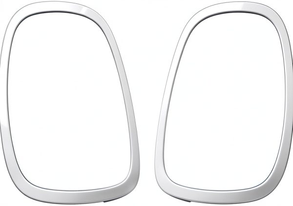 Astra Depot Mini Cooper Taillight Trim Ring Chrome with Orange Tool-2