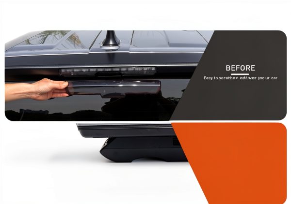 TOYCIDFG Tail Light Cover Trim for 2024 Toyota Tacoma Smoky Black ABS-1