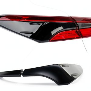 Toyota Camry Tail Light Cover DLOVEG ABS Gloss Black Protective Trim-0