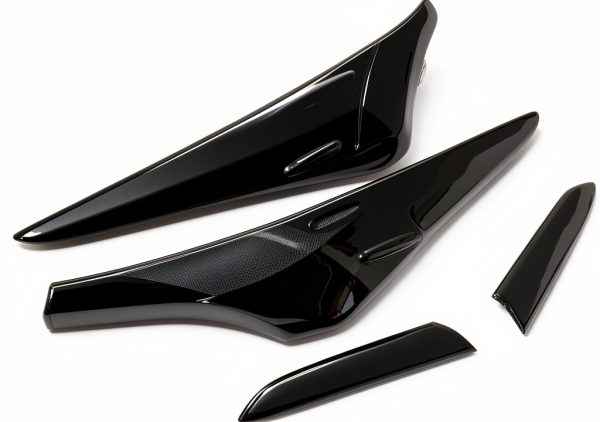 Tail Light Cover Trim JUZCOLOJ Smoked Black for Toyota Camry 2018-2022-4