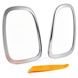 Astra Depot Mini Cooper Taillight Trim Ring Chrome with Orange Tool-0