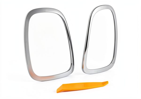 Astra Depot Mini Cooper Taillight Trim Ring Chrome with Orange Tool-0