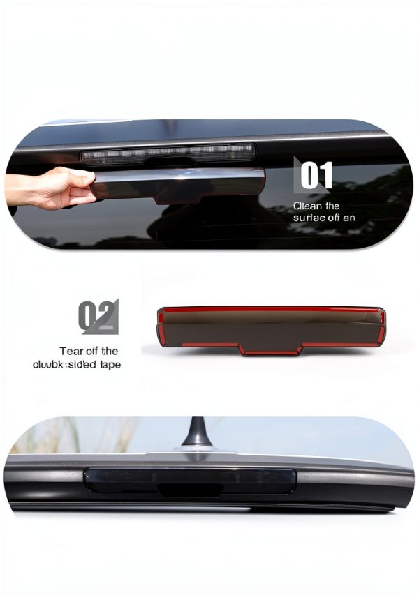 TOYCIDFG Tail Light Cover Trim for 2024 Toyota Tacoma Smoky Black ABS-2