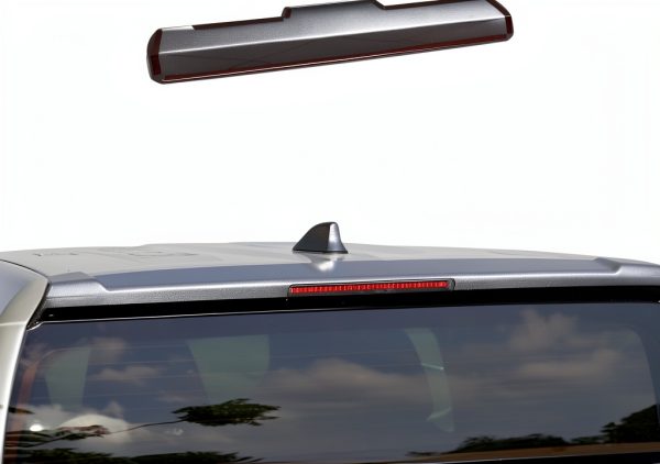 TOYCIDFG Tail Light Cover Trim for 2024 Toyota Tacoma Smoky Black ABS-0