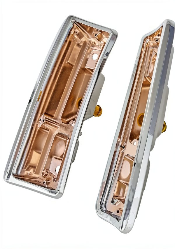 JEGS Chrome Tail Light Cover Trim for 1966 Chevy Chevelle El Camino-2