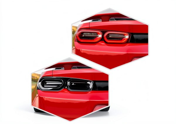 Smoked Black Taillights Cover Trim RT-TCZ Vehicle Specific Fit Rear-1