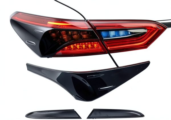 AUCERAMIC Tail Light Cover Trim 4Pcs for Toyota Camry 2018-2024-0