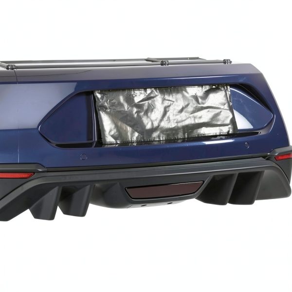 RT-TCZ Smoked Black Rear Fog Light Trim Cover for Ford Mustang-5