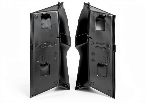Tail Light Cover Trim COOL STAR Pair for Toyota Camry 2018-2023 Black-5