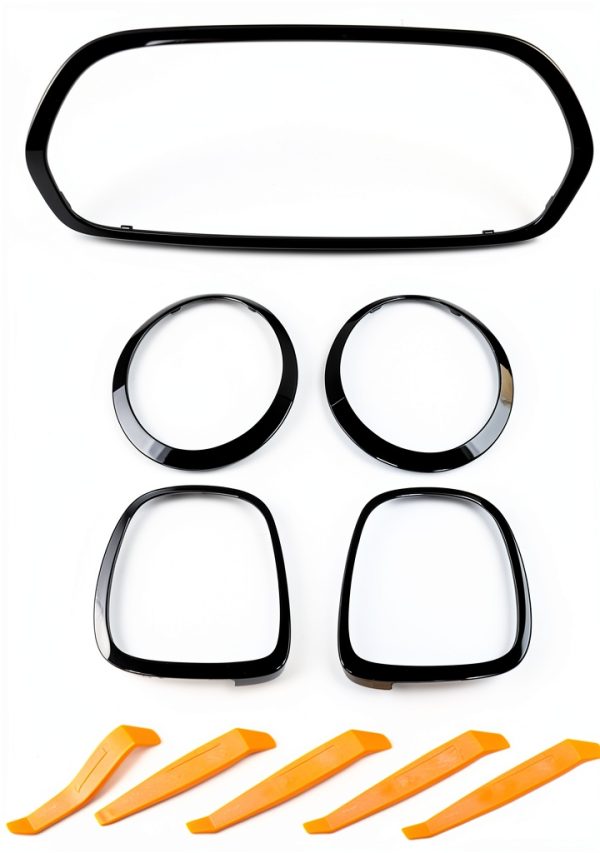 Front Grille Surround Trim Black FCBJX for MINI Cooper F55/F56/F57-0