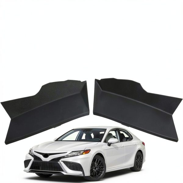 Tail Light Cover Trim COOL STAR Pair for Toyota Camry 2018-2023 Black-2