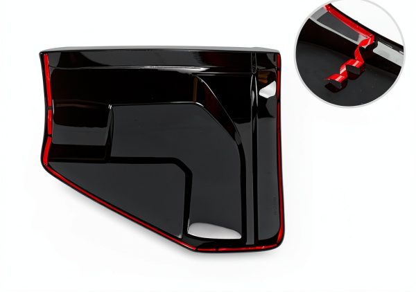 RT-TCZ Smoked Black Tail Light Trim for Ford F150 Raptor 2024-2025-4